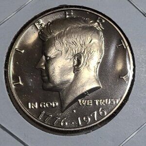 1976-S Proof Bicentennial Kennedy Cameo Finish Half Dollar... Uncirculated